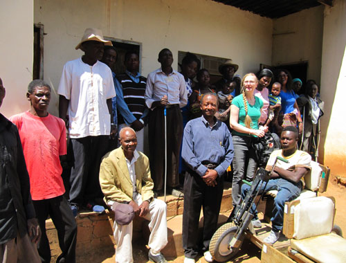 Invalidiliiton kansainvälisten asioiden koordinaattori Laura Poussan Sambian matkan kuvia