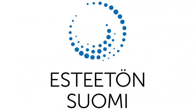 Logo, Esteetön Suomi -palkinto.