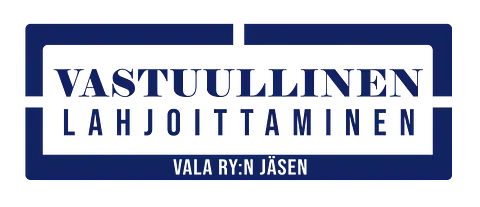 Vastuullinen lahjoittaminen -logo