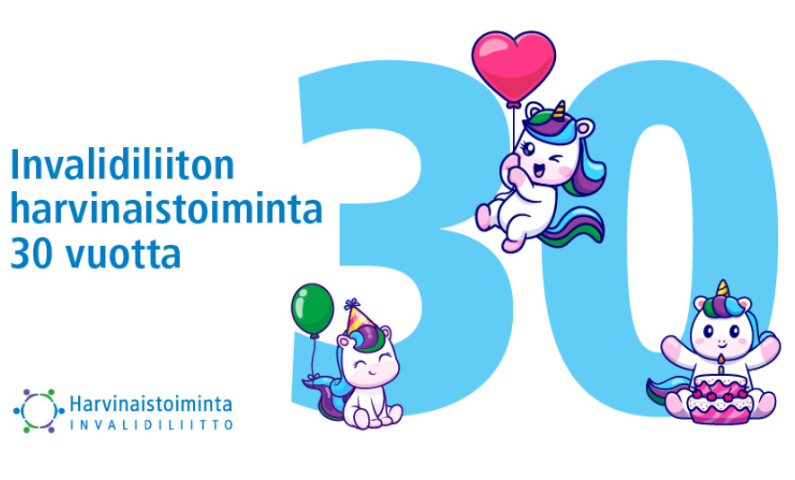 Harvinaiset 30 vuotta