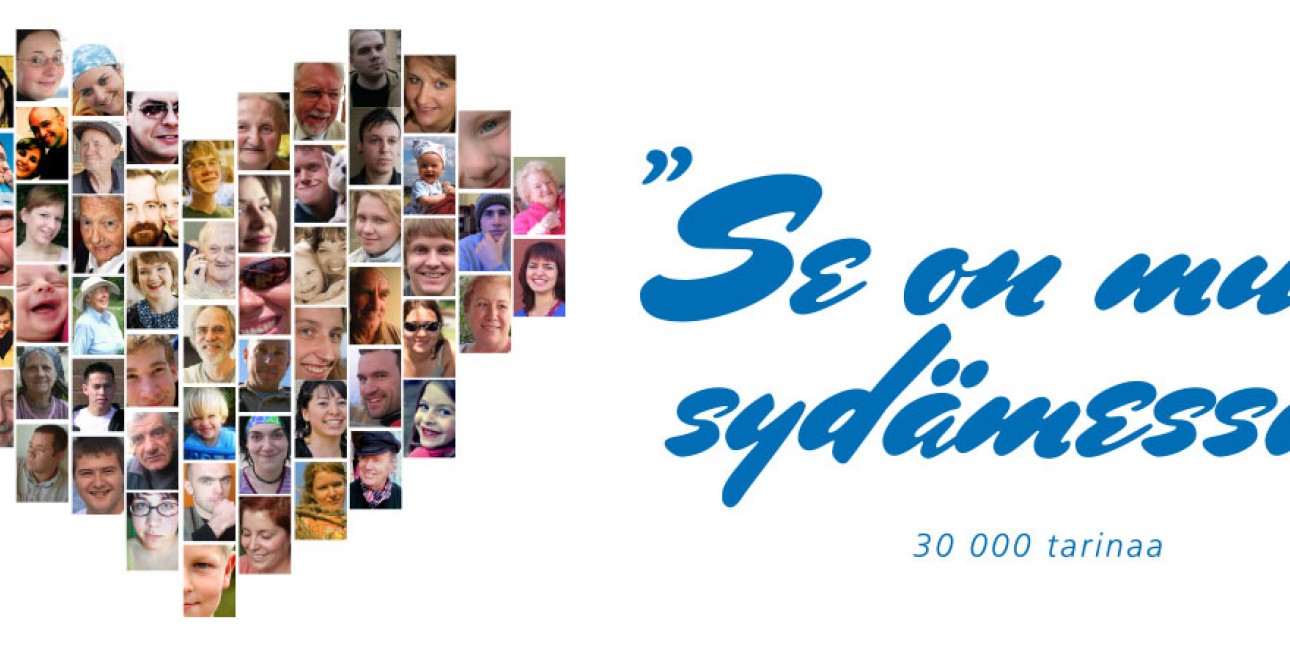 sydän-logo ja teksti se on mun sydämessä