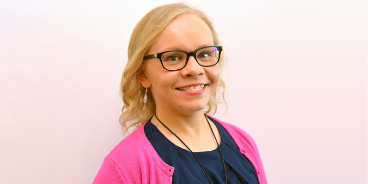 Invalidiliiton suunnittelija Jenni Kuusela.
