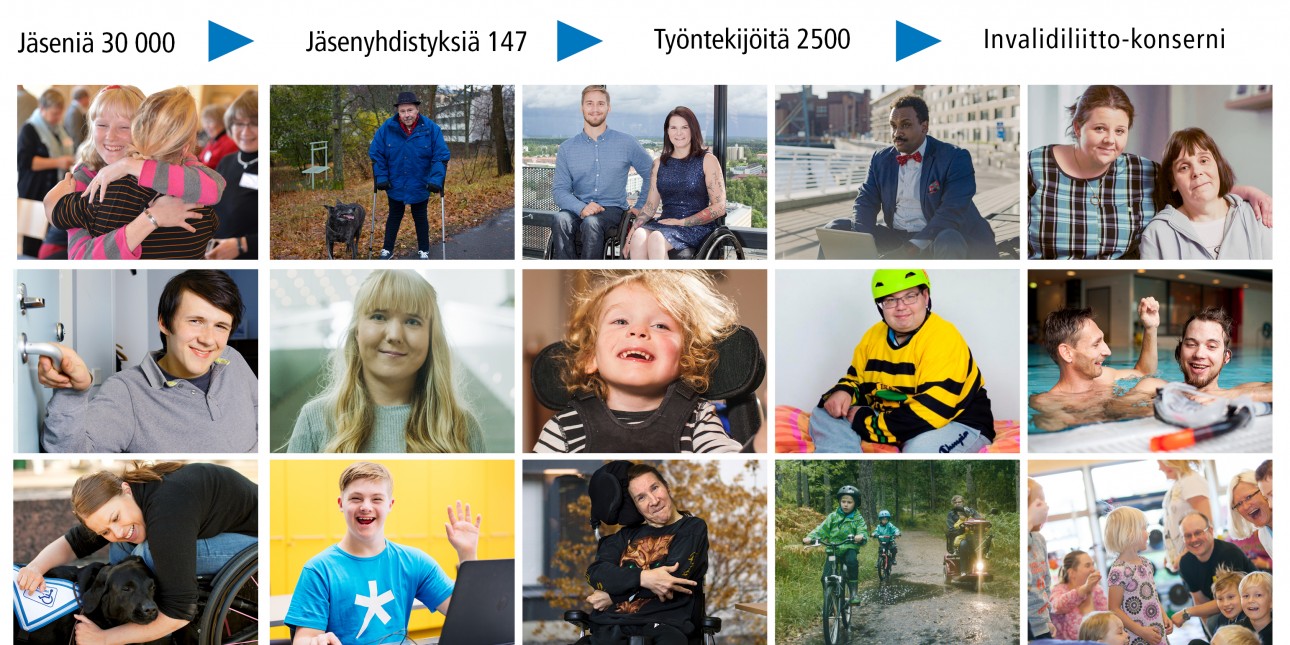 kuvakollaasi ihmisten kuvista
