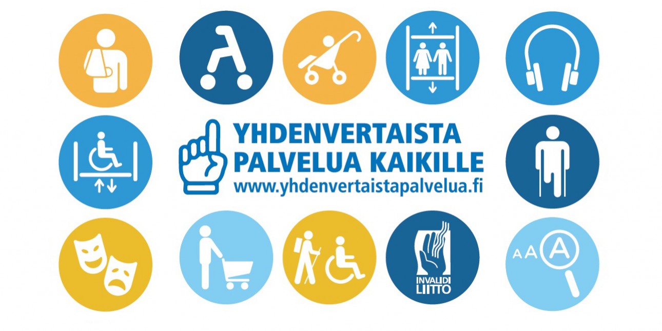 Yhdenvertaista palvelua kaikille