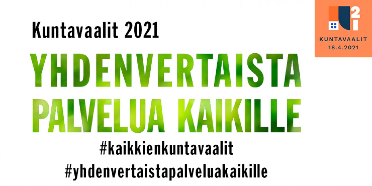 Yhdenvertaista palvelua kaikille. Kuvituskuva.