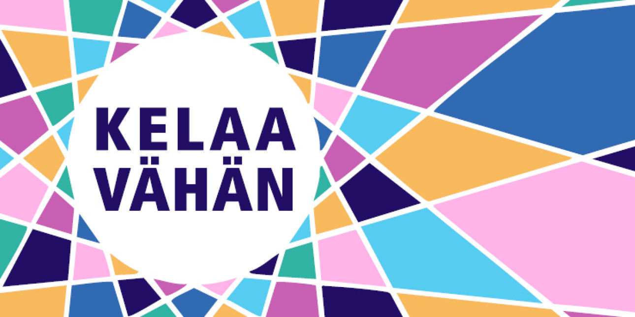 Kelaa vähän -podcast kuvituskuva