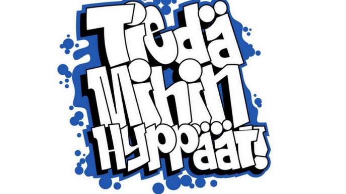 Tiedä mihin hyppäät -graffiti