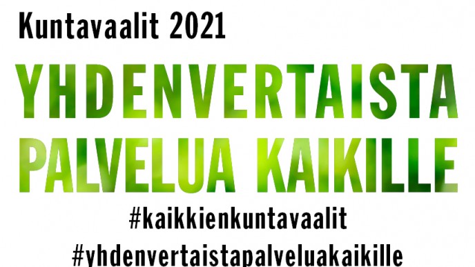 Invalidiliiton kuntavaalitavoitteet 2021. Kuvituskuva.