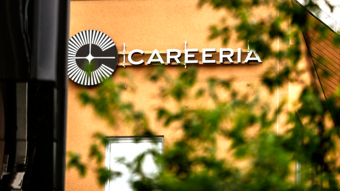 Careeria-talon seinä. Kuvituskuva.