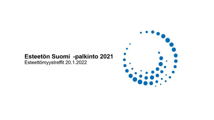 Esteetön Suomi -palkinnon logo.