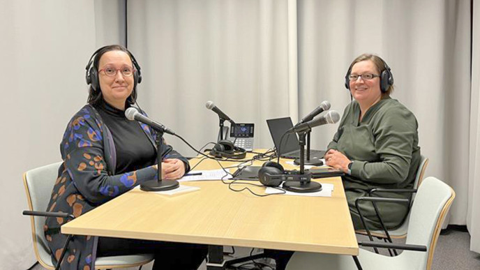 Johanna Karinen ja Anne Mäki