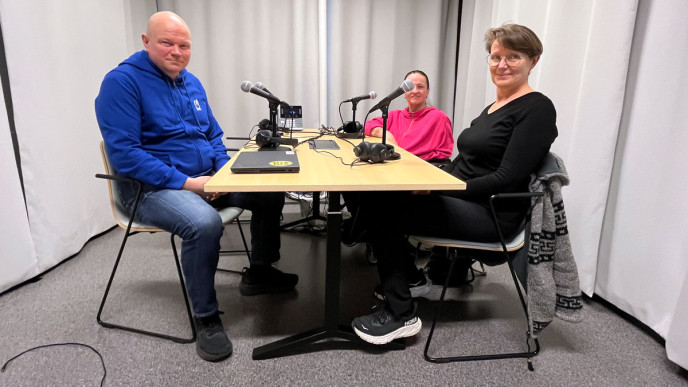 Mika Saastamoinen, Tiina Siivonen ja Pirjo Virtaintorppa